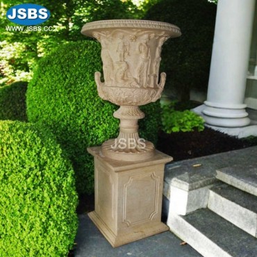 Marble Urn Planter, JS-P005